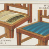 Reuholstering a chair. 2.