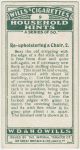 Reuholstering a chair. 2.