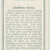 Clothes airer.