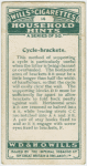 Cycle brackets.