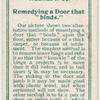 Remedying a door that "binds".