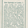 New springs to locks 1.