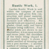 Rustic work 1.