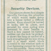Security devices.
