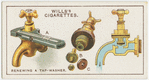 Renewing a tap washer.