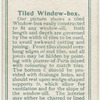 Tiled window box.