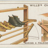 Making a folding boot rack.