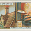 Putting out a "burning chimney".