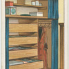 Recess cupboard.