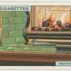 Reviving a fire.