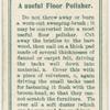 A useful floor polisher.