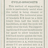 Cycle brackets.