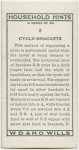 Cycle brackets.