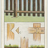 Erecting a fence.