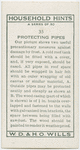 Protecting pipes.