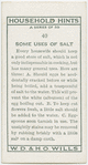Some uses of salt.