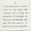 Household hints