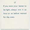 Household hints