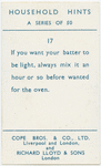 Household hints
