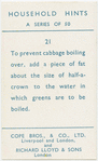 Household hints