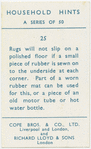 Household hints