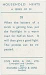 Household hints