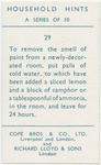 Household hints