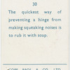 Household hints