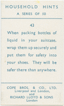 Household hints