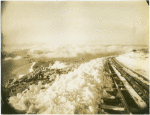 A view of the cog-railroad as it approaches the summit of Pikes Peak