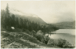 Trappers Lake with cloud effect before storm