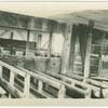 Interior view of old wooden building in Tappan, N.Y.