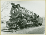 Long Island Railroad freight locomotive installed on the grounds of the Suffolk Museum in Stony Brook
