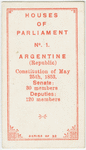 Houses of Parliament - Argentine.