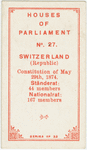 Houses of Parliament - Switzerland.