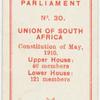 Houses of Parliament - Union of South Africa.