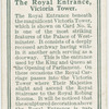 The Royal Entrance, Victoria Tower.