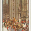 H.M. The King leaving the House of Lords.