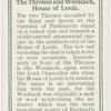 The Thornes and Woolsack, House of Lords.