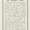 Guy Fawke's Cellar.