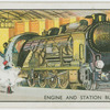 Engine in station.