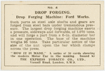 Drop forging.