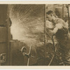 Electric welding.