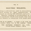 Electric welding.