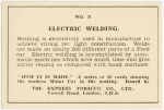 Electric welding.