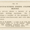 Manufacturing engine cylinder blocks.
