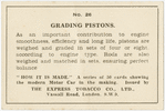 Grading pistons.