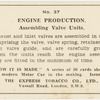 Engine production.