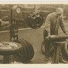Fitting tyres.