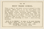 Boys' trade school.